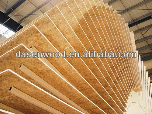 Sip panel osb 3 board floor tongue estructural 18 mm platten in china OSB for construction