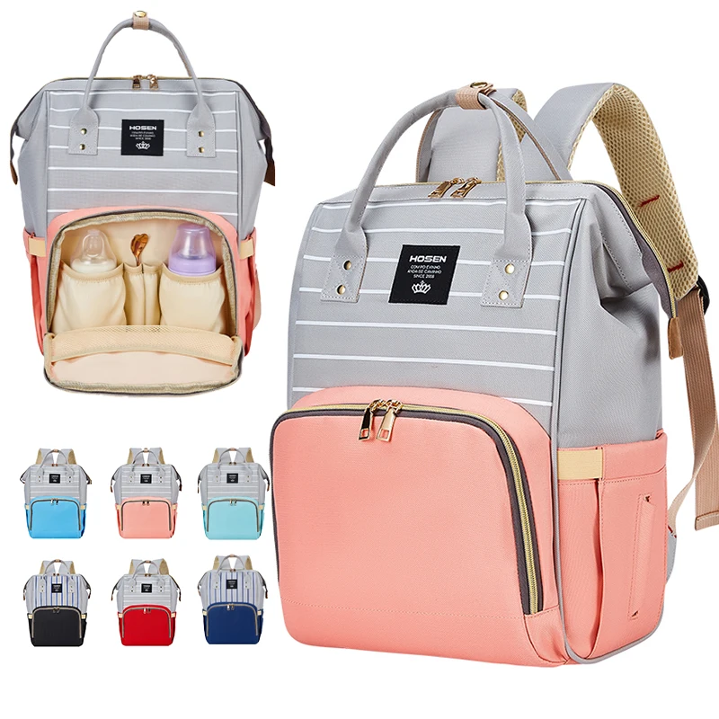 2022 custom cheap wholesale maternity hospital bag anti-theft diaper bag dry and wet separation baby travel mommy backpack