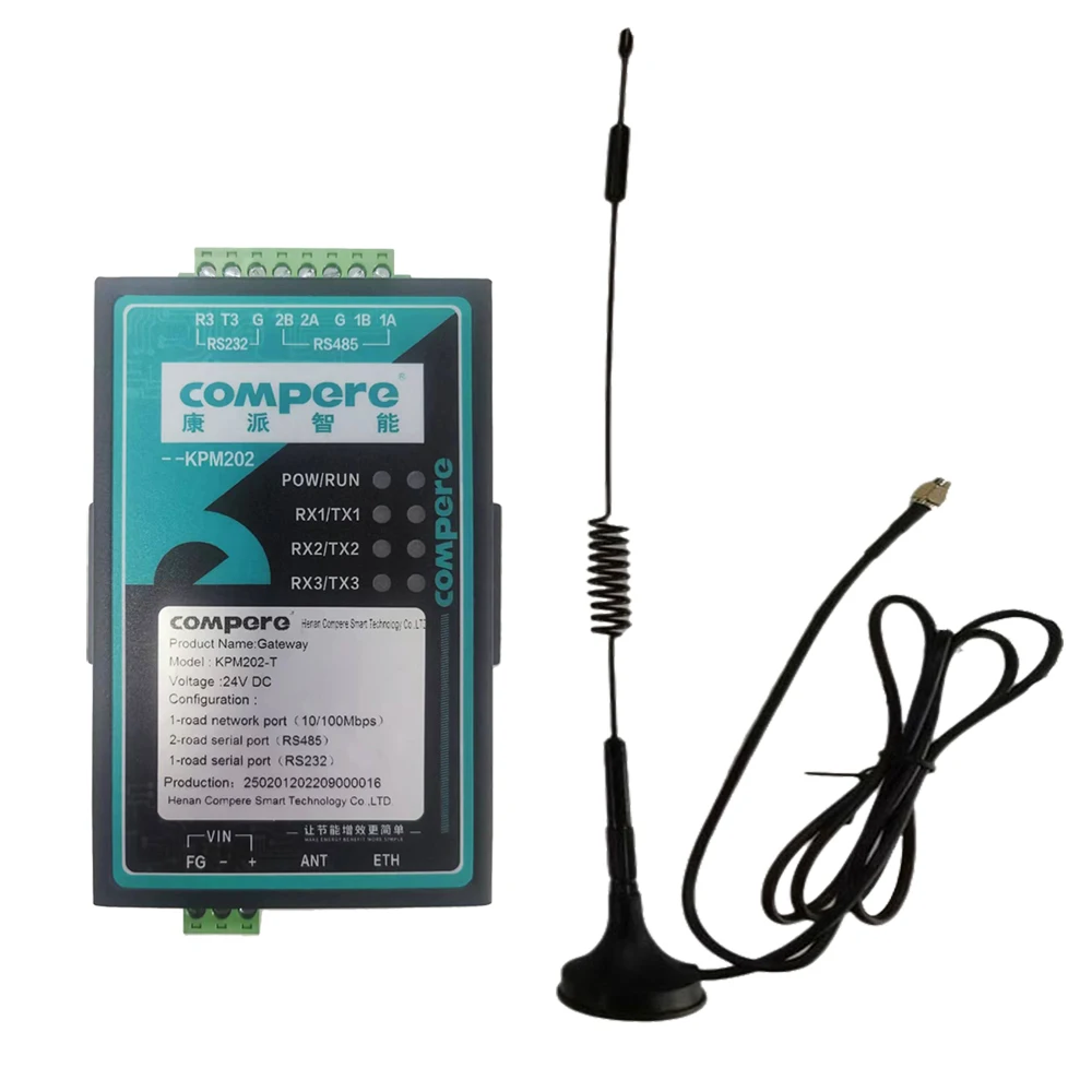 Преобразователь mcompere KPM202 Ethernet 4G Интеллектуальный Коммуникационный шлюз modbus rtu в modbus tcp