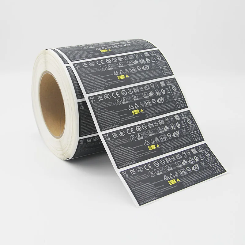 Sedex /FSC/UL Approved Factory 19 Year Printing Experience Application Custom UL Electronic Sticker Label