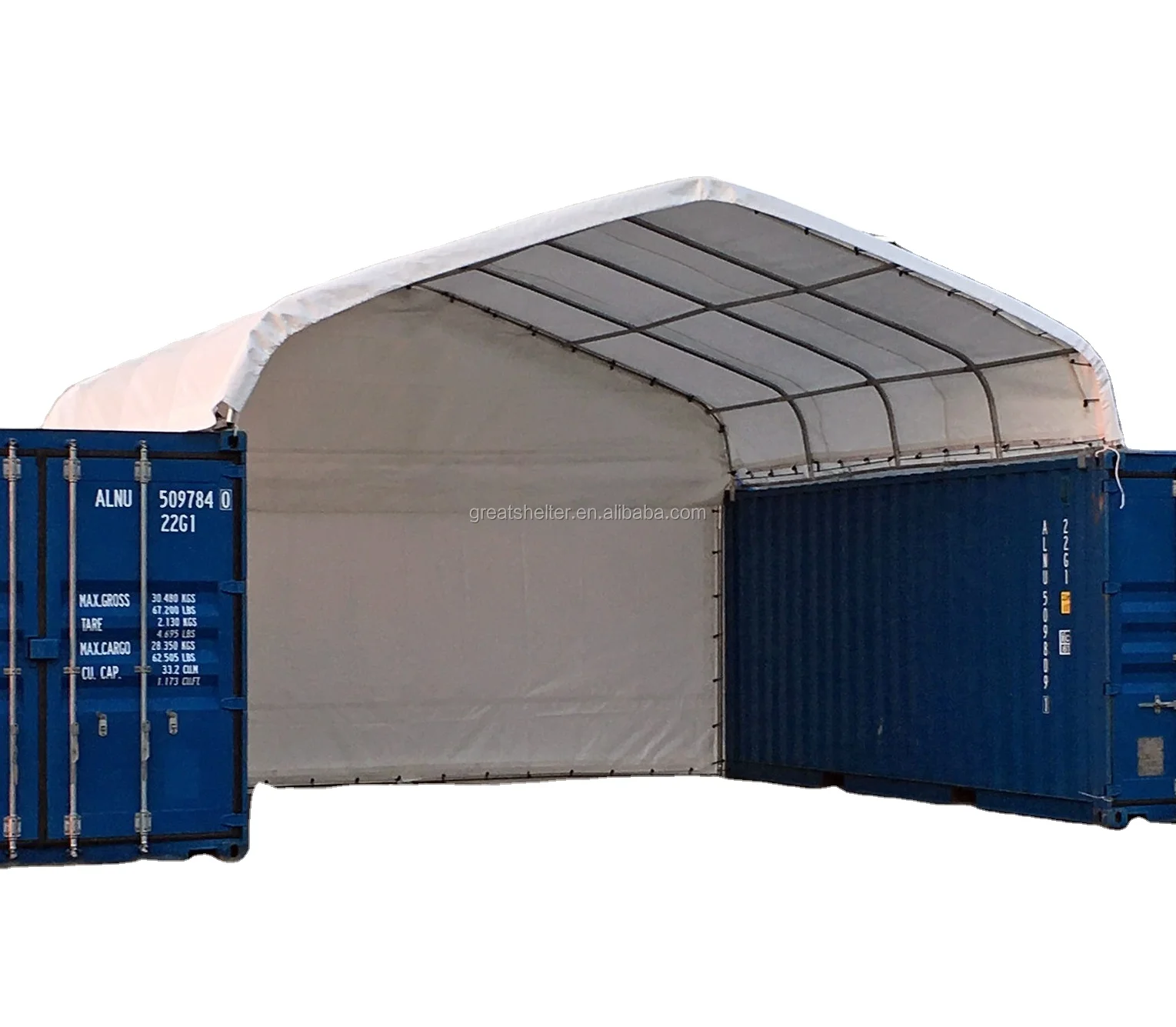 Container Canopy Metal Shipping Container Shelter 40ft Container Cover