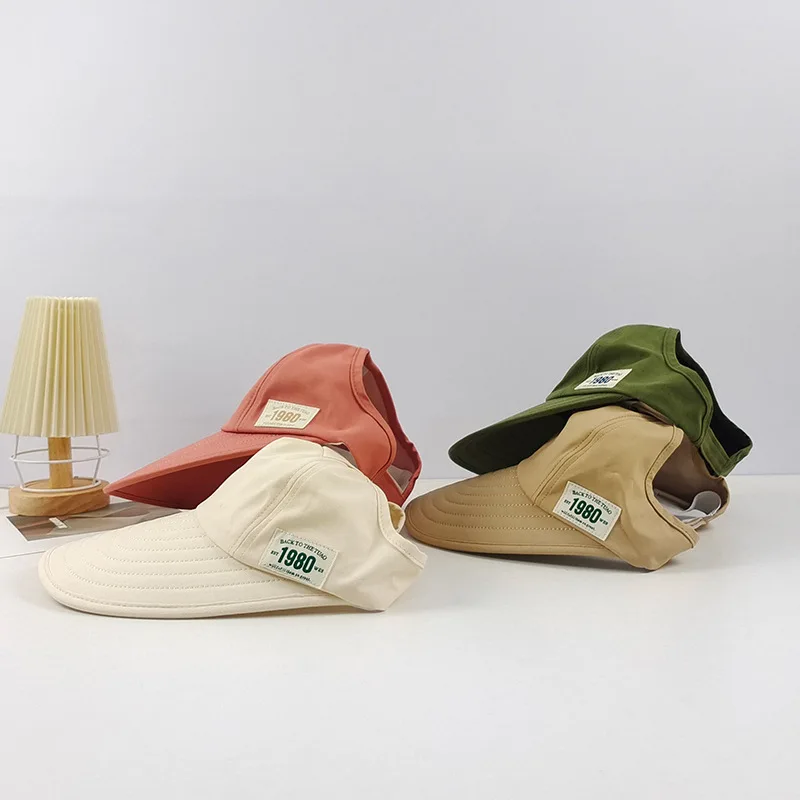 Wholesale ponytail baseball cap female summer Korean version of ins running sunblock hat curved eaves empty cap