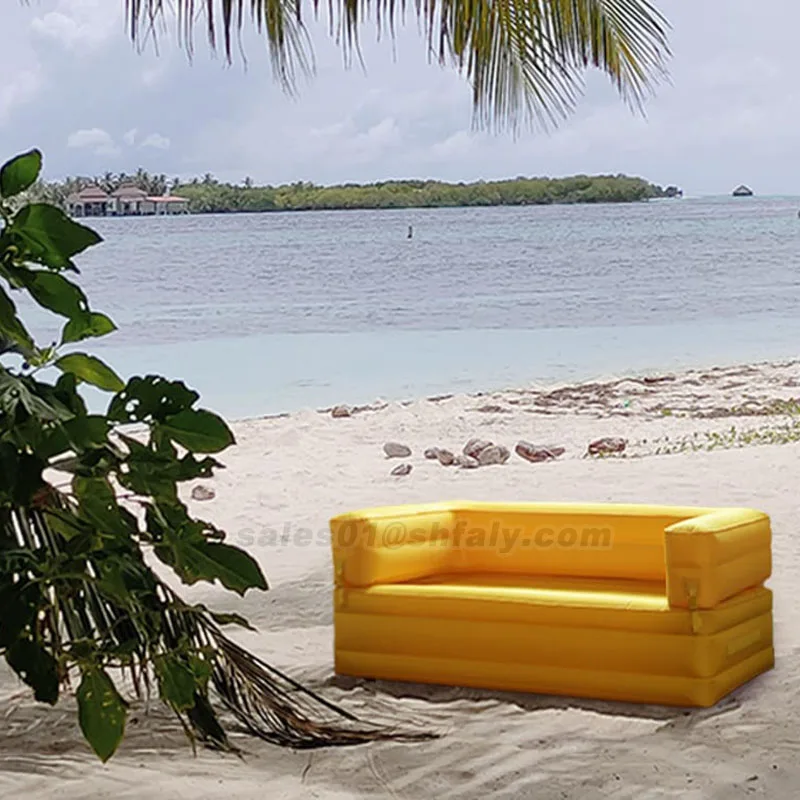 OEM/ODM Inflatable Sofa, A Transforming Couch with Multiple Uses Transform from Sofa to Bed Bulit-in Detachable Air Pump