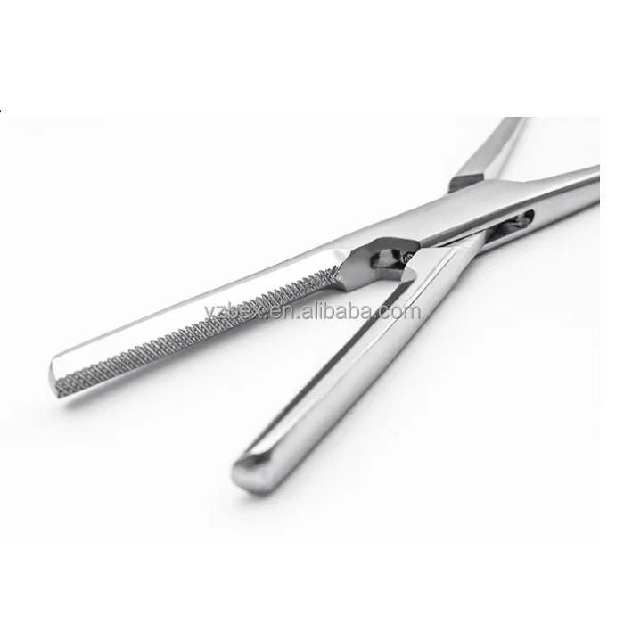 Factory wholesale medical  tube pliers Infusion tube holding forceps   instruments forceps tubing clamp Leather tube forceps