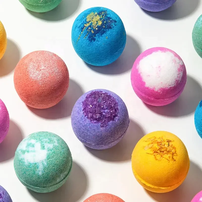 Factory Customization 100% Natural Colorful Bubble Fizzy Bath Bombs Organic Bath Bomb for Body Care Relaxing