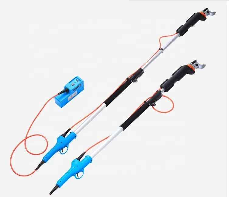30mm garden long handle branch cutting tools electric pruning shears for durian tree