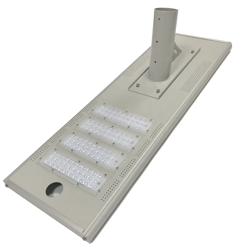 Factory Wholesale 60 Watts Outdoor Modern High Power All in One Solar Street Light Led Aluminium Shell