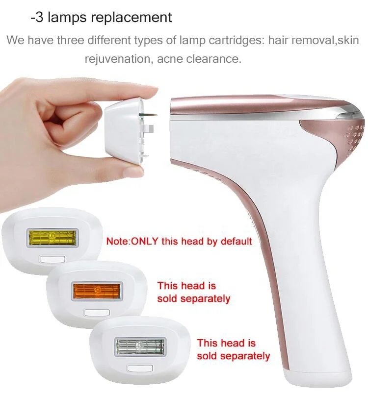 Портативный лазерный аппарат Mismon, домашний лазерный эпилятор для удаления волос IPL