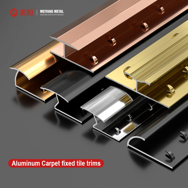 Metal stair Decorative profile stainless steel stair parts edge L Shape Wall Tile Trim