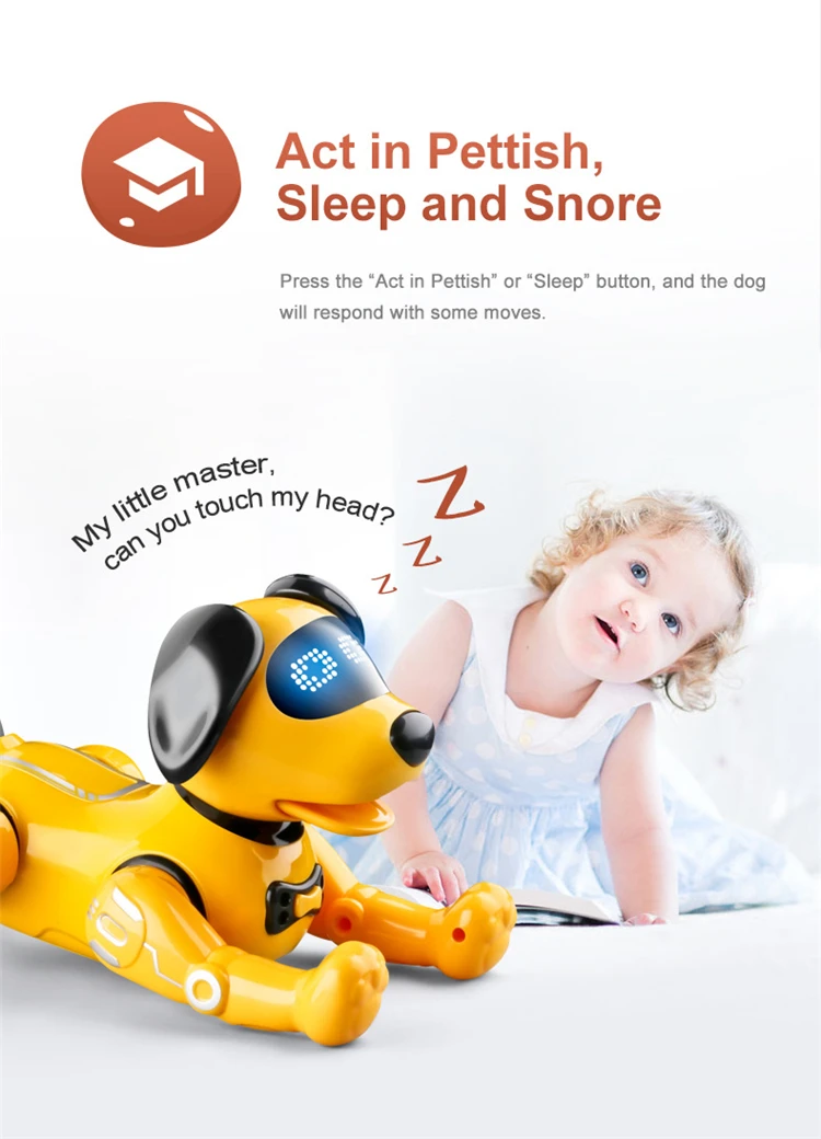 Hot Selling Infrared Smart Remote Control Robot Dog Electric Walking Stunt Dance Performance Smart Dog Robot Toy