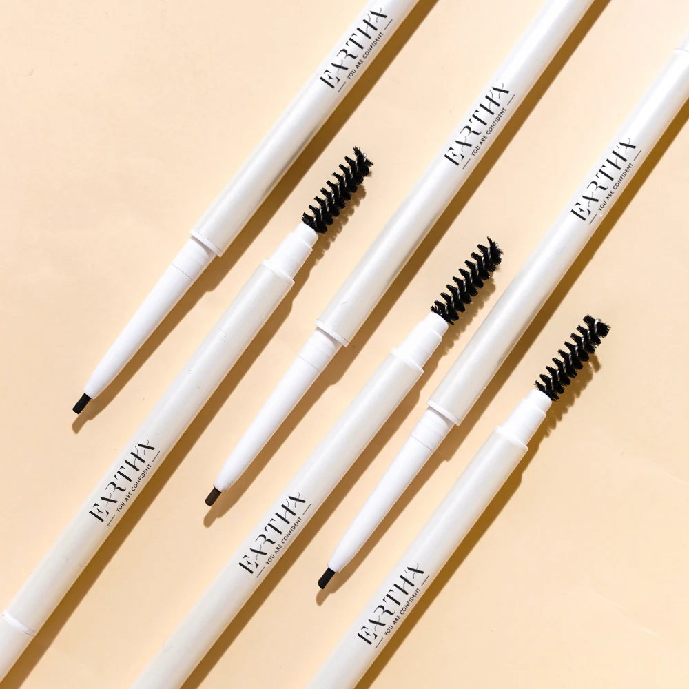 OEM Custom Label Eyebrow Pencil Slim Waterproof Private Label Eyebrow Pencil Waterproof long lasting Thin Eye Brow Pencil