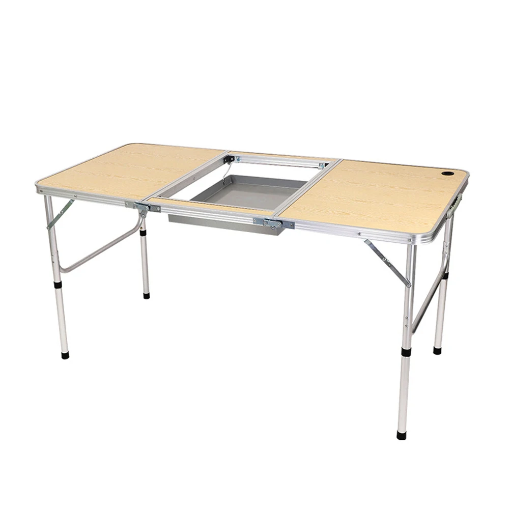 Складной алюминиевый стол для пикника и барбекю