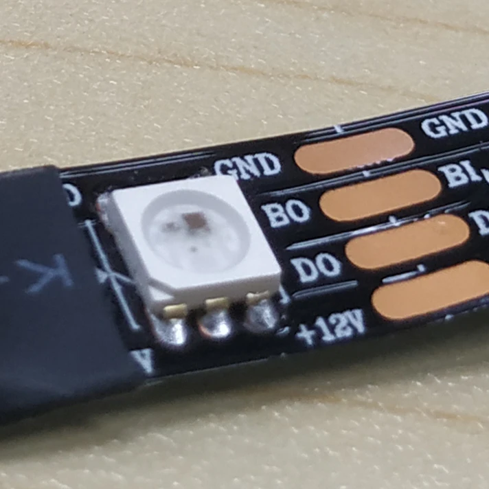 High Quality Dc5v Bright Addressable Digital Ws2812b Led Smd Chip 4 Pins 0.2W WS2812 Ic Built-in Smd 5050 RGB Led Chip Epistar