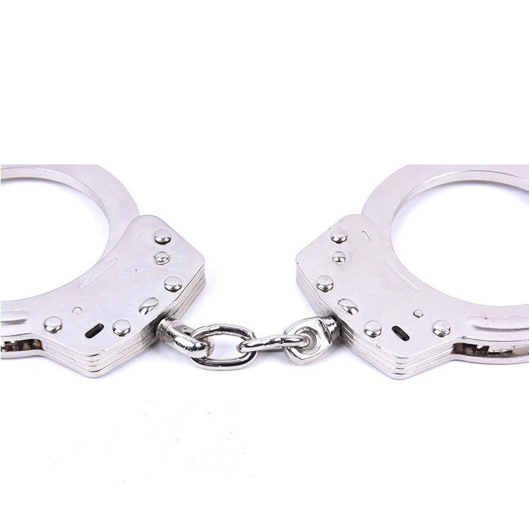 Professional New High Quality wholesale stainless steel handcuffs with keys