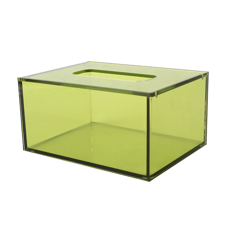 
Wholesale Fashionable Customized Acrylic Tissue Box For Home Car 