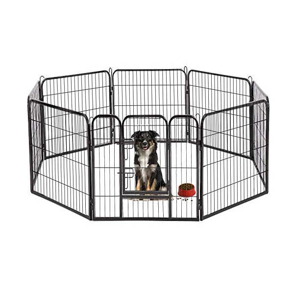 Manufacturers Supply Scalable Steel Tube Foldable Foldable Dog Fence Outdoor for Pet