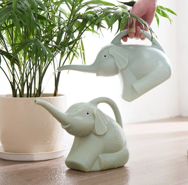 Elephant shaped watering can succulent plant potted garden animal cartoon cute water bottle