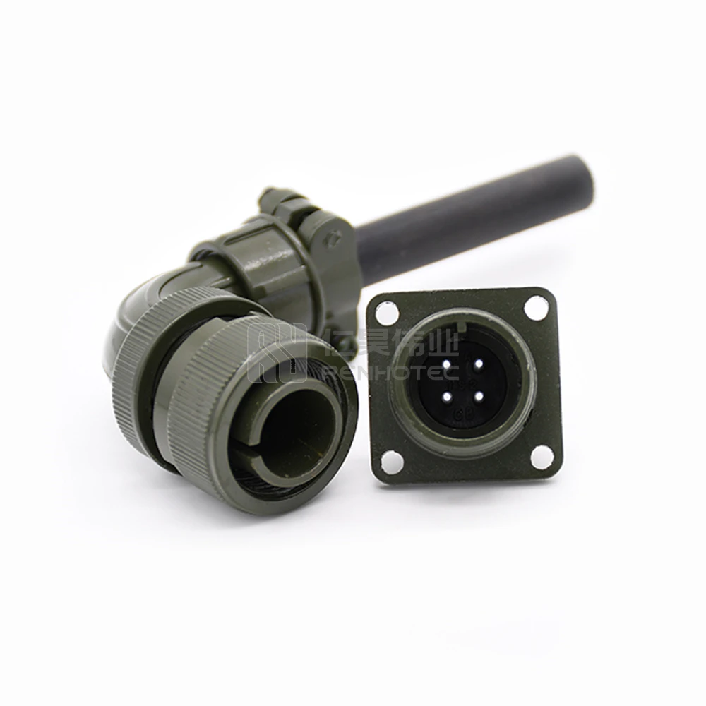 Русский MS5015 MIL Connector Compaible MS3102 14S-2P+MS3108 14S-2S 4-контактный угловой разъем