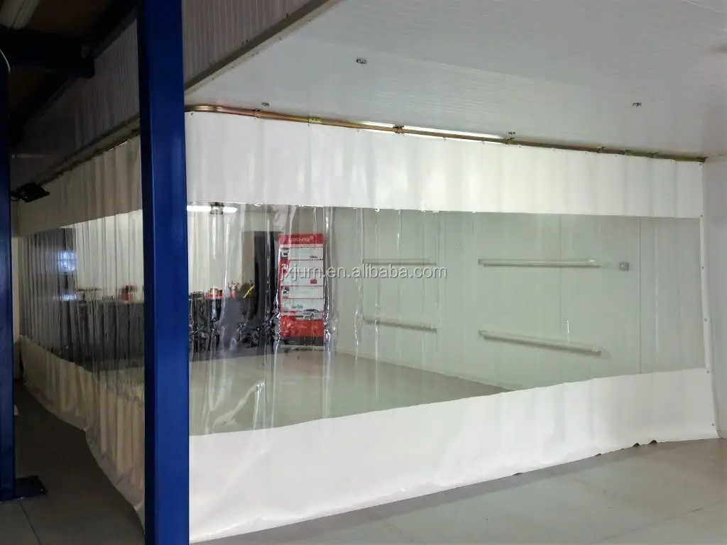 Custom PVC Car Wash Curtain Partition Tarpaulin Warehouse Curtain