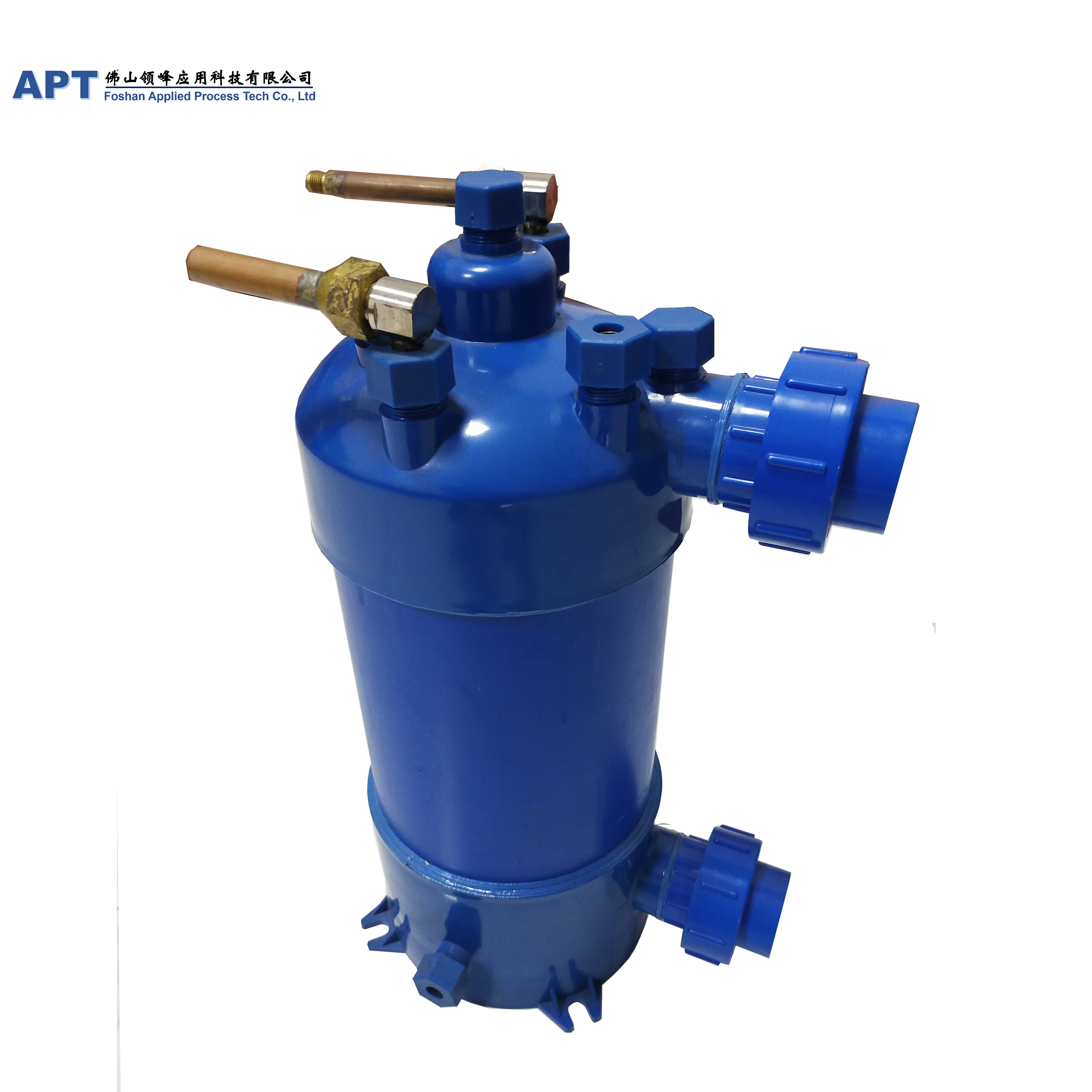 China manufacture 24000BTU molded cups titanium pool heat exchanger