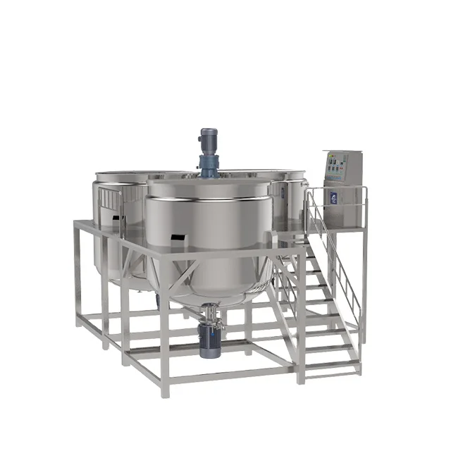 Industrial liquid detergent mixing manufacturing machinery equipment mixer detergent production line