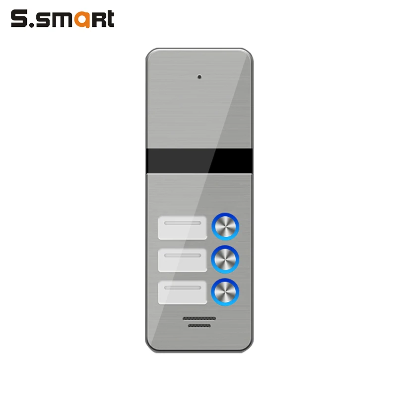 
Modern Design Wired Audio Doorbell Intercom Home Door Bell With Unlock By Phone 