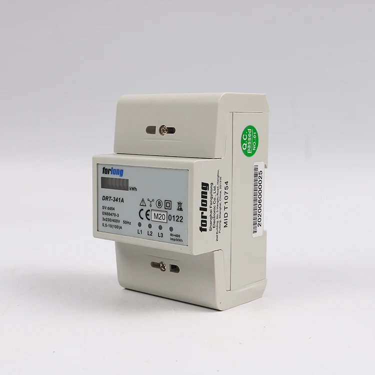 Factory wholesale DRT-341A electronic Digital Kwh Three Phase Digital Energy Meter Wattmeter Monitor