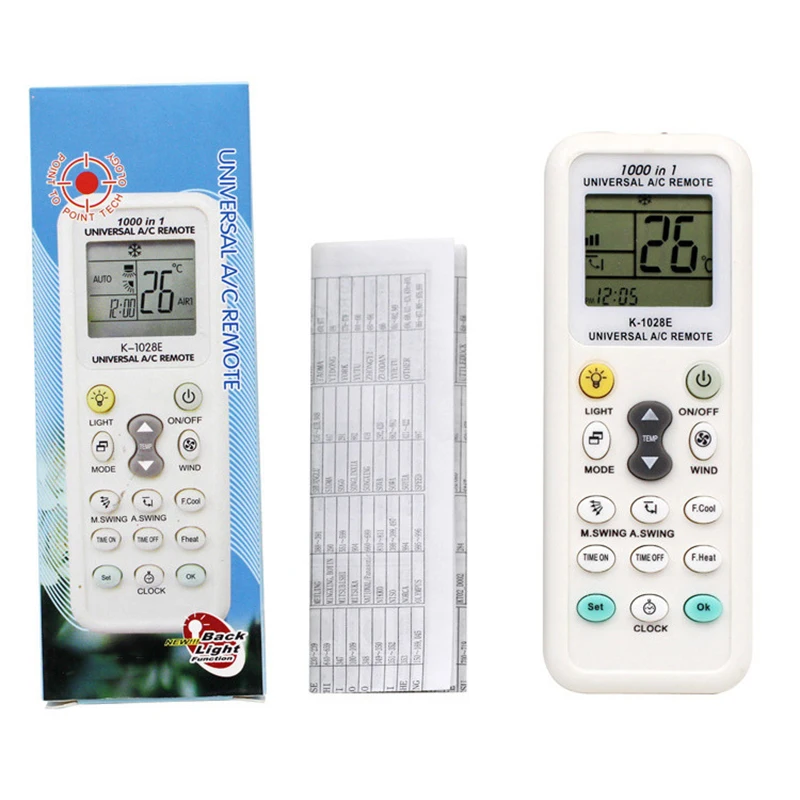 A/C Air Conditioner Universal Remote Controller LCD Screen Low Power Consumption Air Conditioning Remote Control