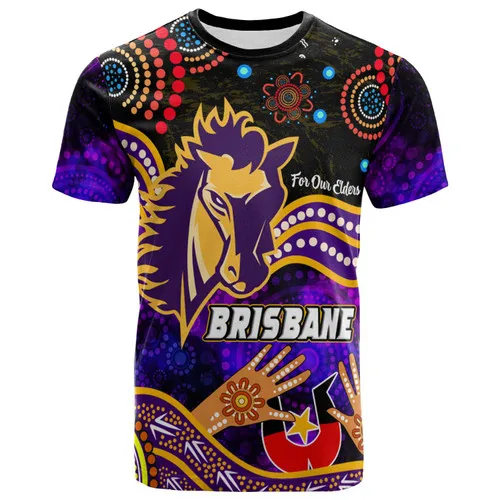 Custom Australia T-shirt For Men Clothing Manufacturers Australian NAIDOC Aboriginal And Torres Strait Island Flags T-shirt