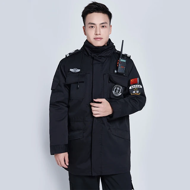 
Promotional various durable using tactical jackets waterproof security uniform coat 
