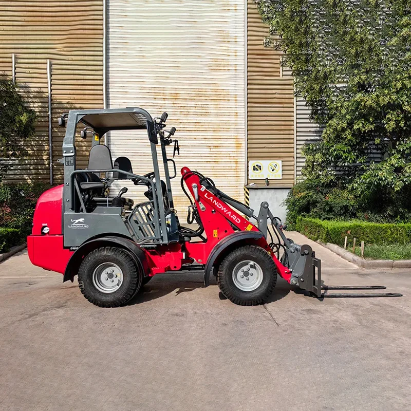 Cheap European Style Diesel Steering Micro Diesel Loader Bucket Micro Mini Loader