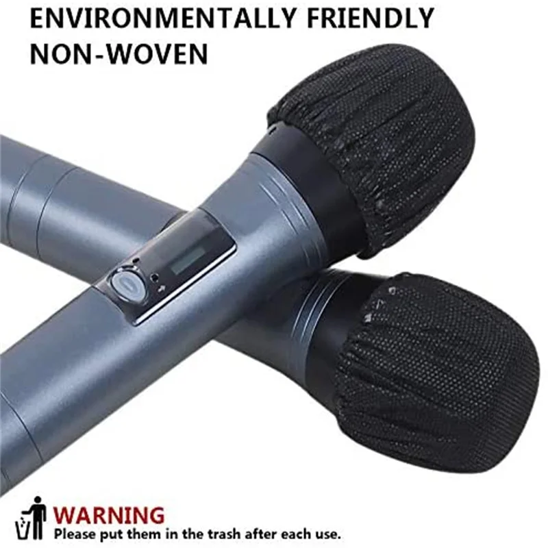 Supplier Wholesale High Quality Disposable waterproof Nonwoven Windscreen Protective Hygienic Sanitary Karaoke Micro Cover