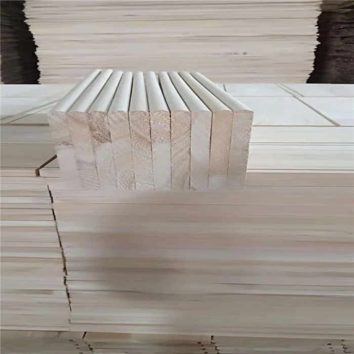 Dovetails Grooved Poplar Paulownia Drawer Board Grooved Poplar Panel for Furniture Cabinet