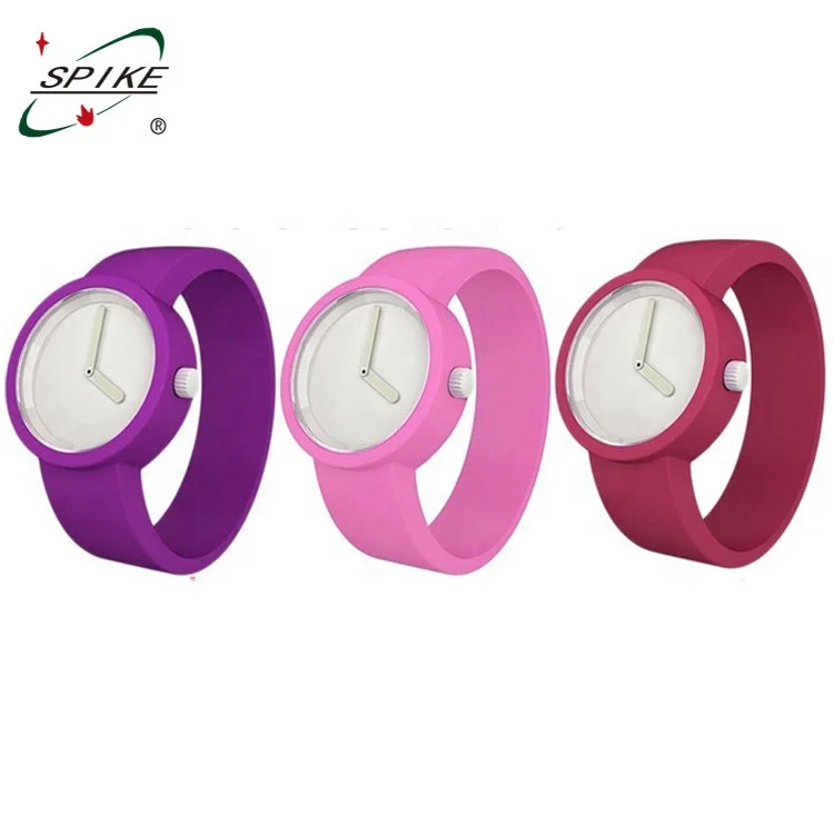 Custom silicone sports watch silicone japan movement quartz watch