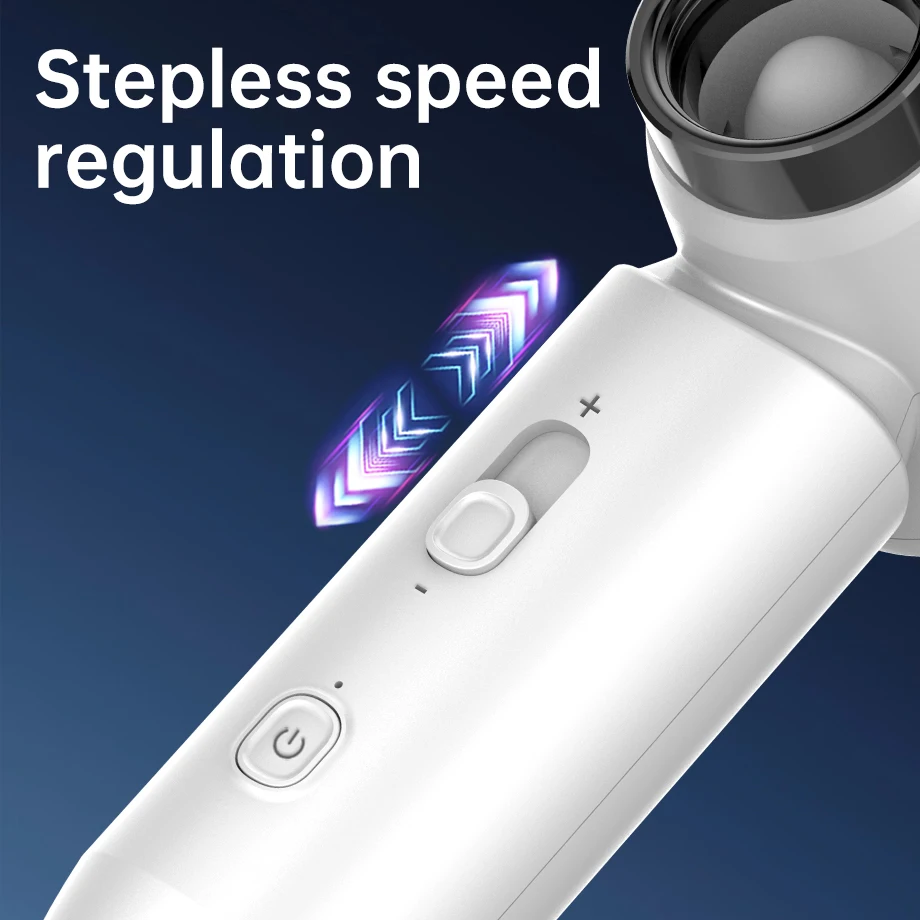 Personalized Handheld Fan Digital Display 80000 RPM High-speed Powerful Mini Fan 4500 mAh Type C Rechargeable Mini Handheld Fan