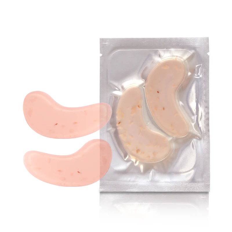 Бледно-розовый цвет увлажняющий избавляет от темных кругов коллагеновая кристальная лист под накладки для глаз