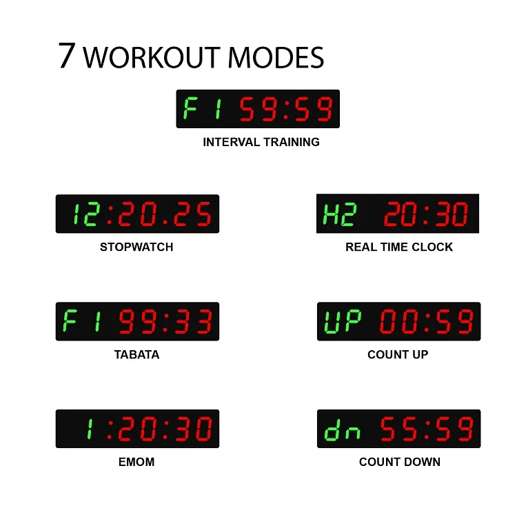 Hot Sales 1 Inch  Magnetic Countdown Digital Timer Timer Mini Interval Clock Portable Gym Timer
