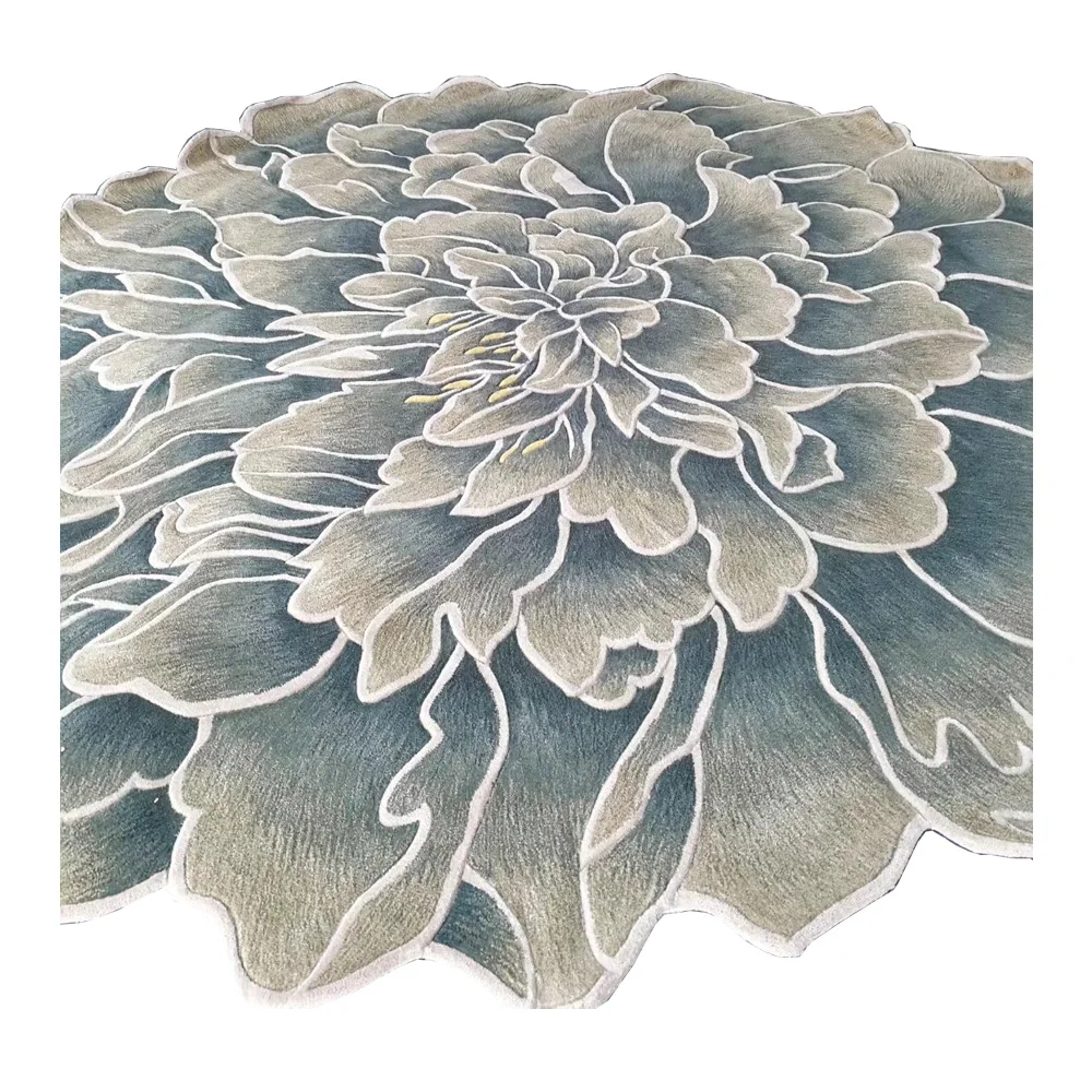 Различные формы без поддержки для MOQ индивидуальный дизайн ковер ручной работы 3D Резные коврики гостиной