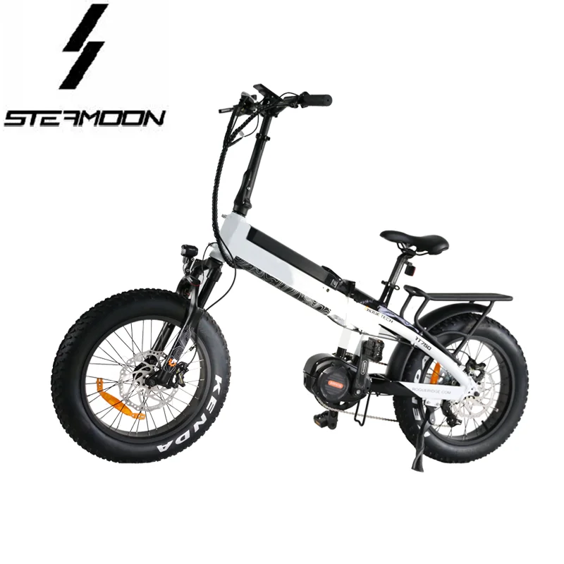 Snow Ebike 1000W 48V Aluminium Alloy Lithium Battery 20*4.0 Fat Tire Mini Electric Bike Folding Electric Bike Free Shipping