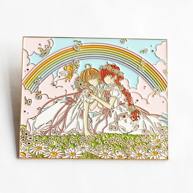 2021 New  Custom Metal LOGO Metallic Pins  Khoan Kpop Hard Lapel Pins Bling BTS Glitter Enamel Pin