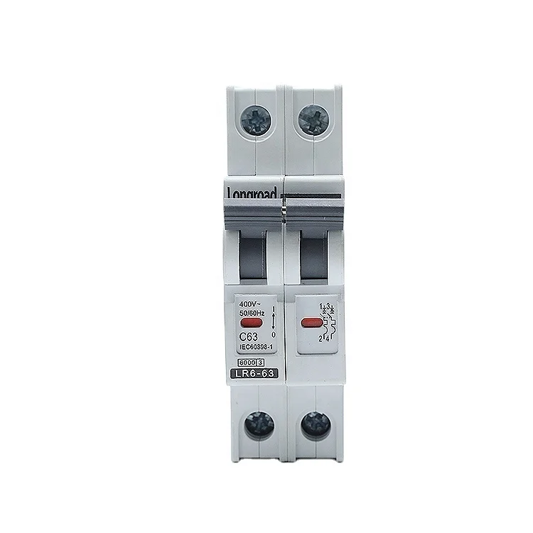 
1P 2P 3P 4P 400/230V 6kA Thermal Magnetic Miniature Circuit Breaker Mcb 