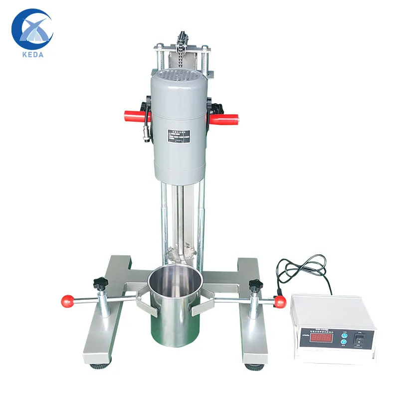 Laboratory Disperser Dissolver Small  High Speed Lab Mixer 400W Dispersing Machine