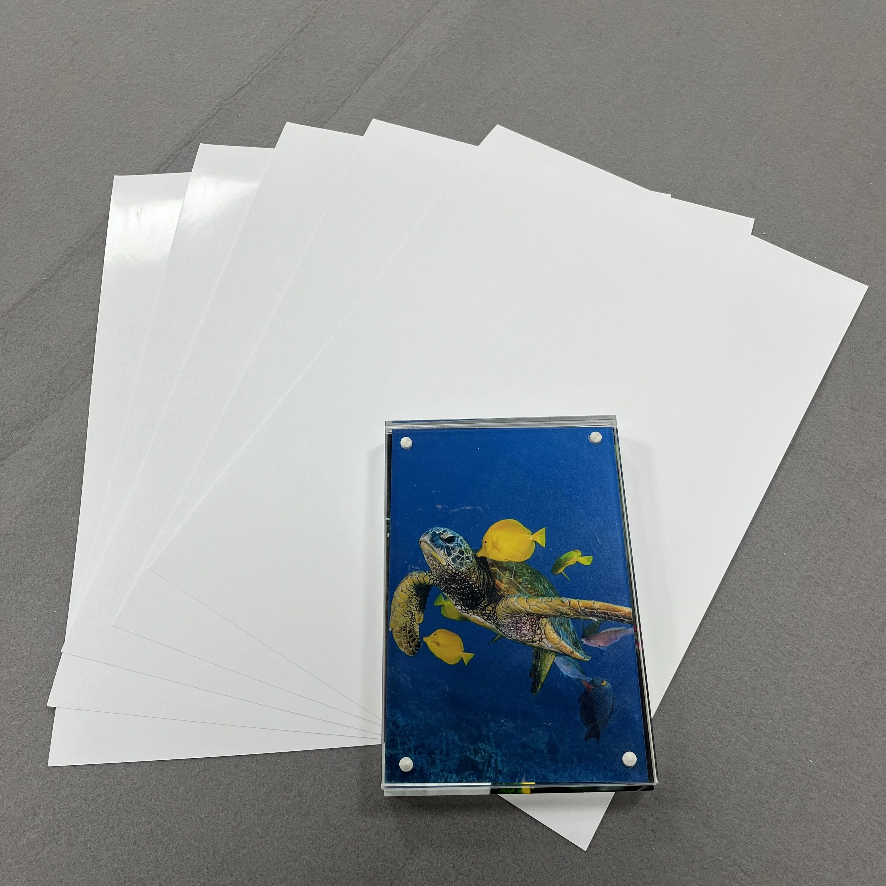 A4 Size Waterproof 260G Cast Coated Inkjet Paper Glossy Photo Paper For Inkjet Printing