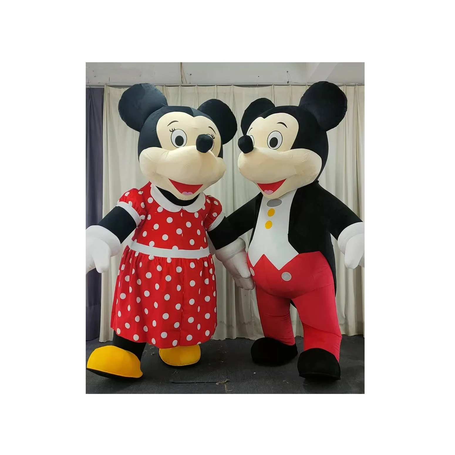 Manufacturer Custom Funny Cartoon Character Mouse Mascot Costume/ Inflatable Mascot Costume For Cosplay