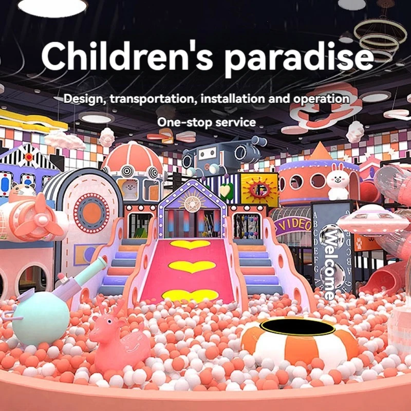 Hot Selling Indoor Playground Equipment for Kids Soft Foam Ball Pit with Climbing Function for Play Centers