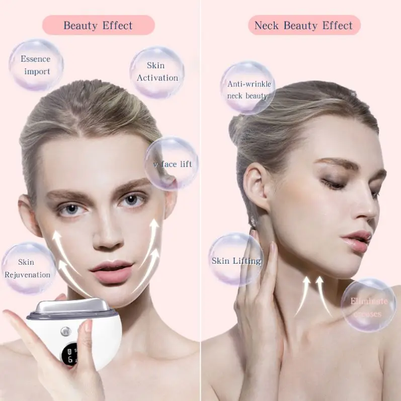 EMS gua sha инструмент Электрический красный свет массажер для лица тела с подогревом красочная функция вибрации