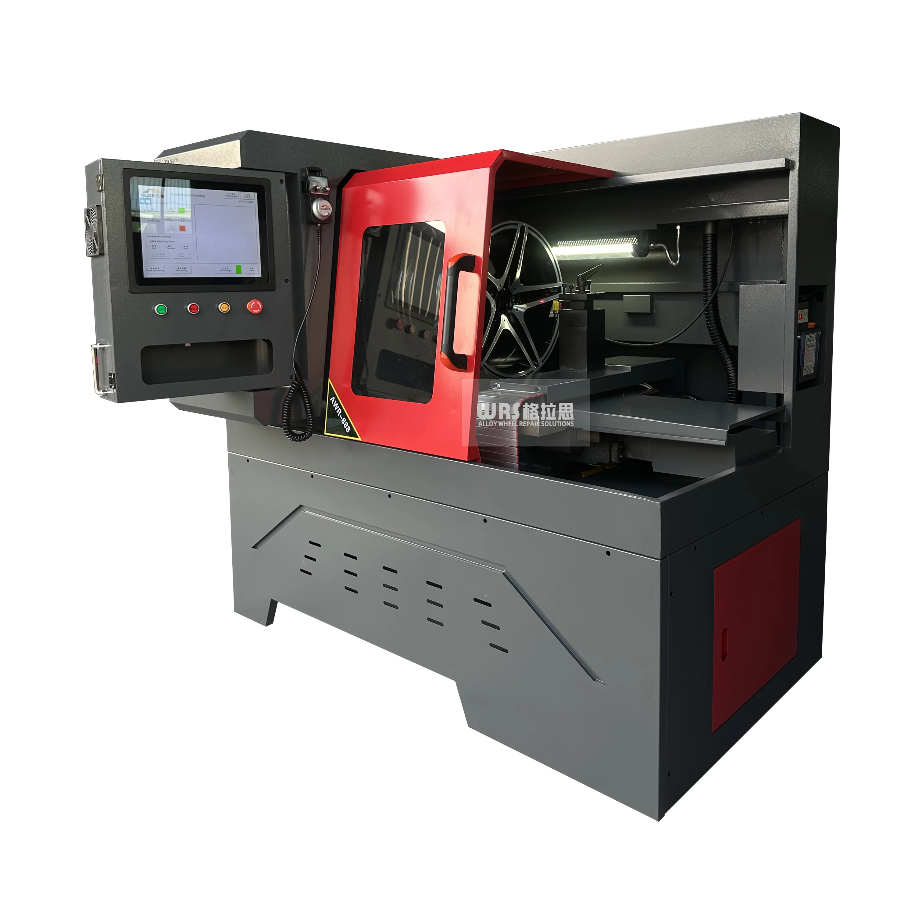 Alloy wheel Rim surface Diamond Cutting refurbishment machine ARW888R alloy wheel mag repair cnc polishing machine