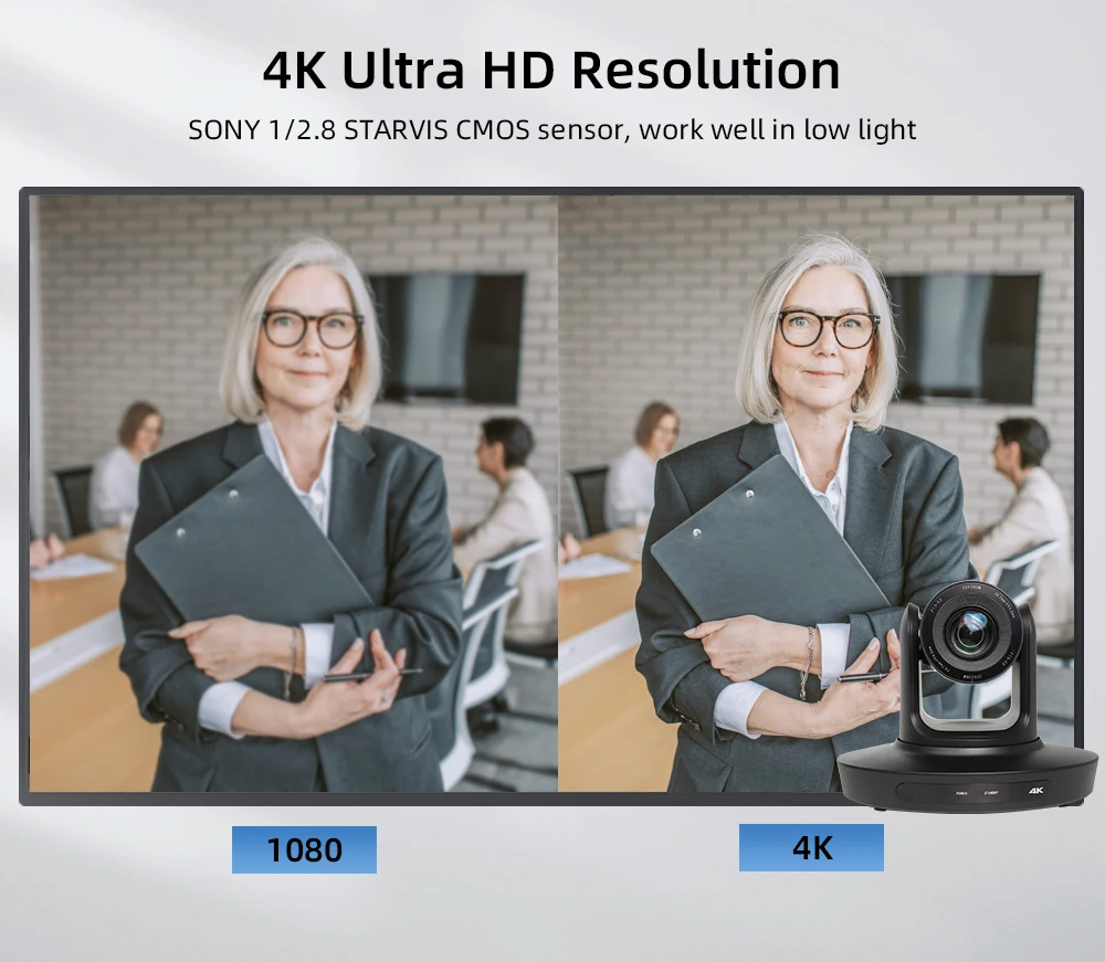 4k PTZ камера 20x оптический зум Офисное оборудование качество изображения камеры для видеоконференции веб-камера