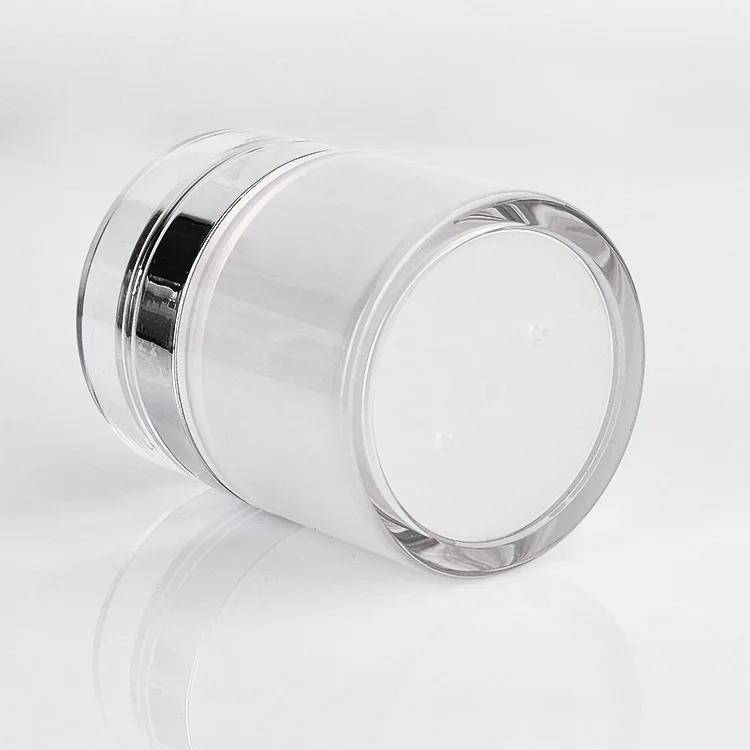 15ml 30ml 50ml Plastic Vacuum Cream Bottle Face Cream Jar Skin Care Airless Press Pump Bottle Cosmetic Packaging Container