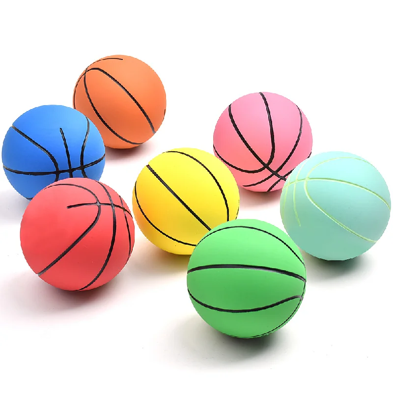 Hot Sell Hollow Pink Rubber Hight Bouncing Ball 6cm Bounce Squash Ball mini Basketball Customs promotional Toys Wholesale